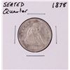 Image 1 : 1878 Seated Liberty Quarter Coin