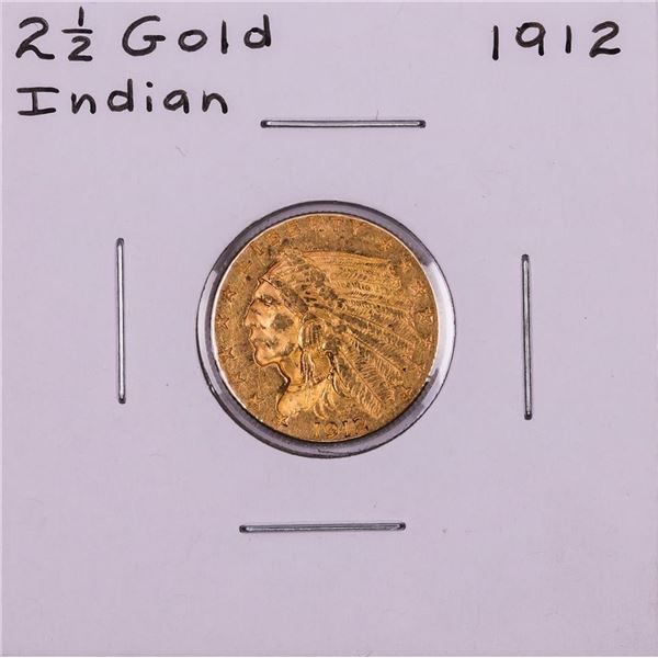 1912 $2 1/2 Indian Head Quarter Eagle Gold Coin