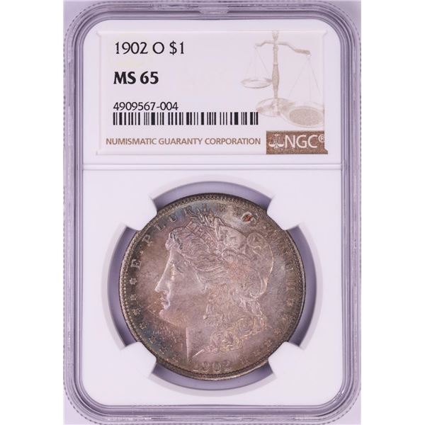 1902-O $1 Morgan Silver Dollar Coin NGC MS65