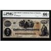 Image 1 : 1862 $100 Confederate States of America Note T-41 PMG Gem Uncirculated 66EPQ