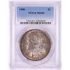 Image 1 : 1900 $1 Morgan Silver Dollar Coin PCGS MS63 Amazing Toning