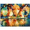 Image 1 : Afremov (1955-2019) "Balloon Show" Limited Edition Giclee On Canvas