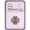 Image 1 : 1953 Proof Lincoln Wheat Cent Coin NGC PF67RD