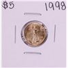 Image 1 : 1998 $5 American Gold Eagle Coin