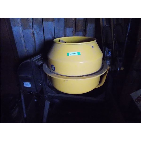 Power Fist Cement Mixer on Wheeled Stand