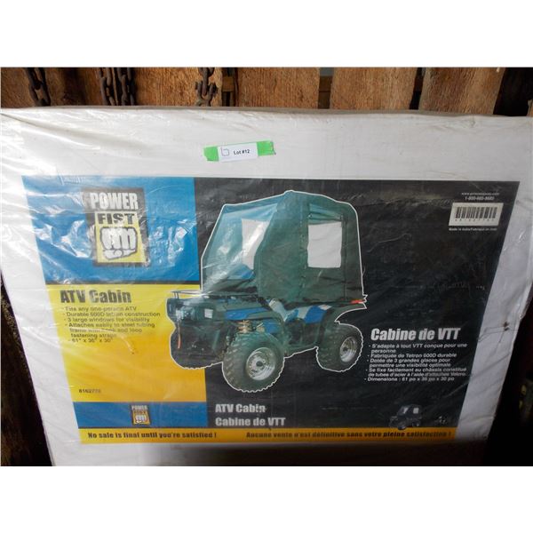Power Fist ATV Cabin with straps, NEW sealed in box
