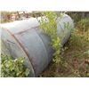 Image 3 : Weststeel Round Galvanized Fuel Tank with Lid on Iron Stand