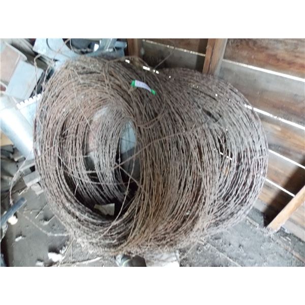 Three Rolls of Barbed Wire