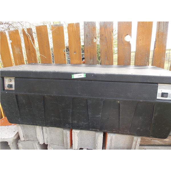 Black Plastic Truck Bed Toolbox 51" Long