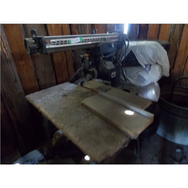 Sears Craftsman 10  Radial Electric Saw on Stand (untested)