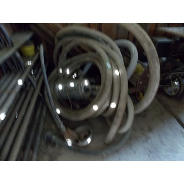 Length of water hose and attached pump (untested)