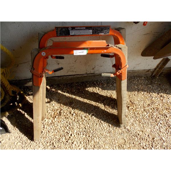 Pair of Saw Horse Legs