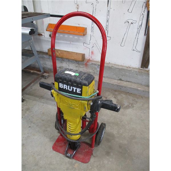 Bosch Brute concrete hammer with cart