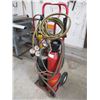 Image 1 : acetylene tanks with cart