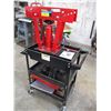 Image 1 : 12 ton powerfist pneumatic pipe bender with stand on casters + attachments