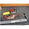 Image 1 : Rigid 1/8-2in pipe cutter + 2 small pupe cutters