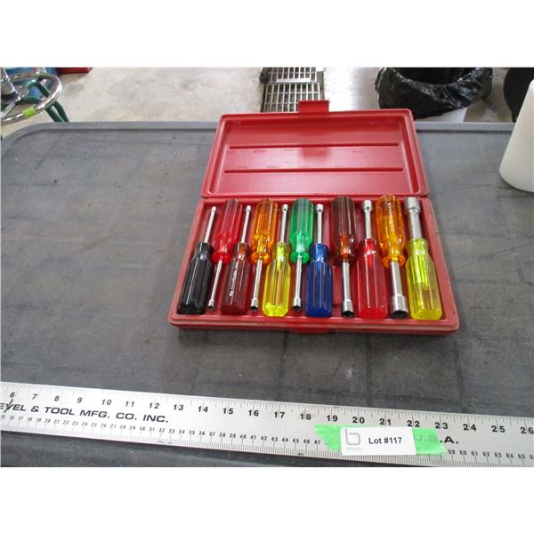 Proto standard Nut driver set in case