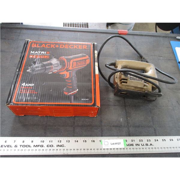 (new) Black n Decker 4amp Drill Driver, black n decker jigsaw