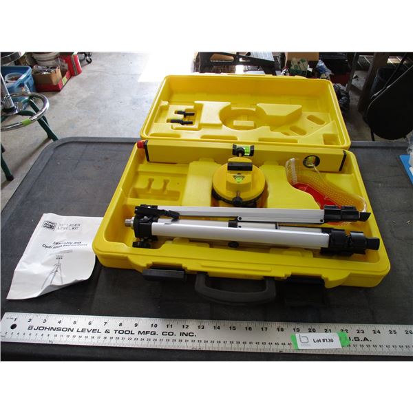 Powerfist 18" laser level kit in case