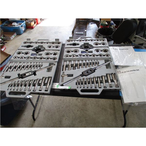 2X The Money - SAE / Metric Tap+die sets in cases