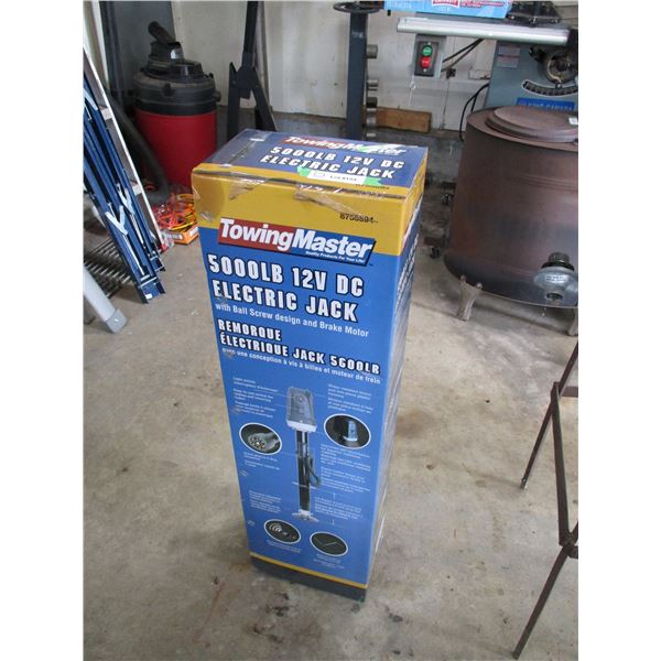 Towing Master 5000LB 12V DC Electric Jack (NIB)