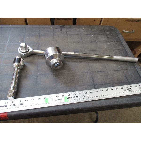 1" Ratchet extension, plus 2 3/4 " socket