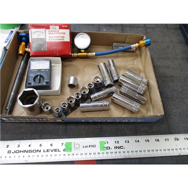 sockets, multi-testers