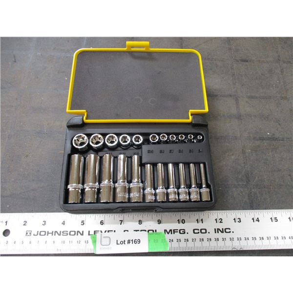 Powerfist metric sockets in case