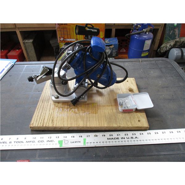 powerfist electric chain saw sharpener (working)