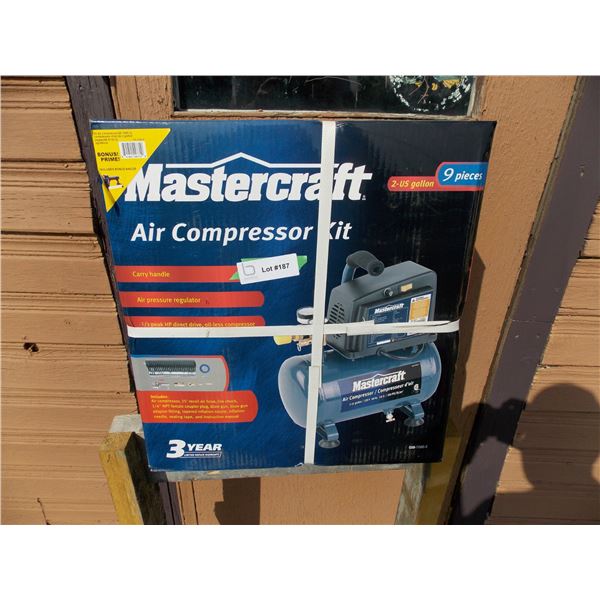 Mastercraft 2 gallon air compressor deals