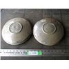 Image 1 : (2) Vintage Hubcaps