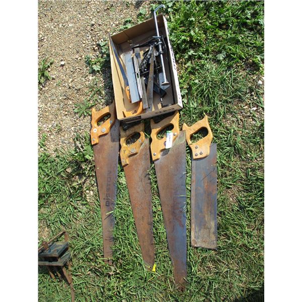 handsaws, squares + misc