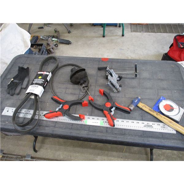 filing guide, plastic clamps + misc