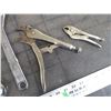 Image 2 : (2) 12" crescent wrenches + 2 vice grips