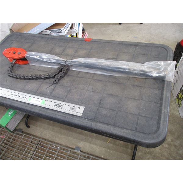 rigid chain pipe wrench 38" long