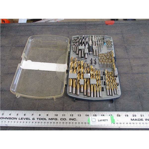 drill bit set in case