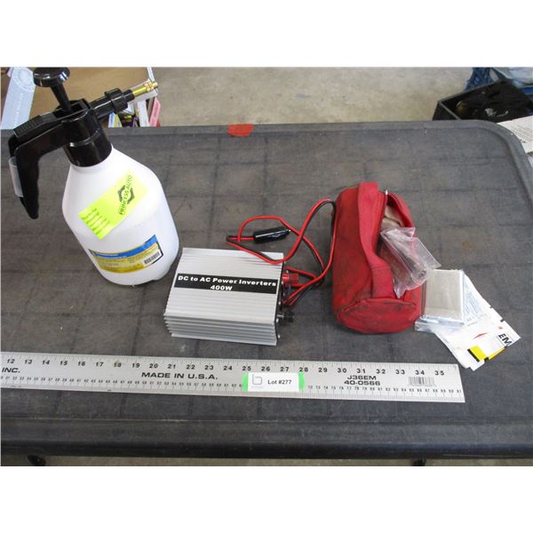 400Watt Power Inverter, 1.5L Handheld sprayer, emergency kit