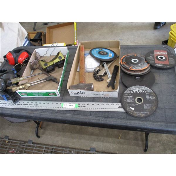 Grinding wheels, welding related + misc