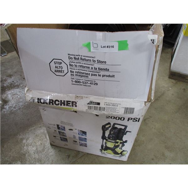 Karcher 2000PSI new pressure washer