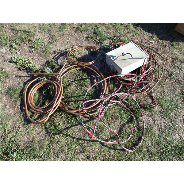 Breaker Box, wire, Coper tubing