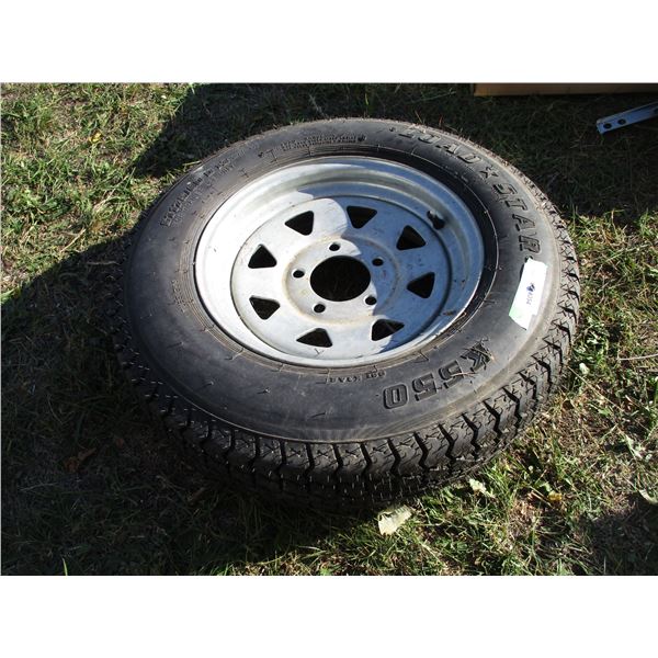 Spare Tire Load Star 175-80 5 bolt rim