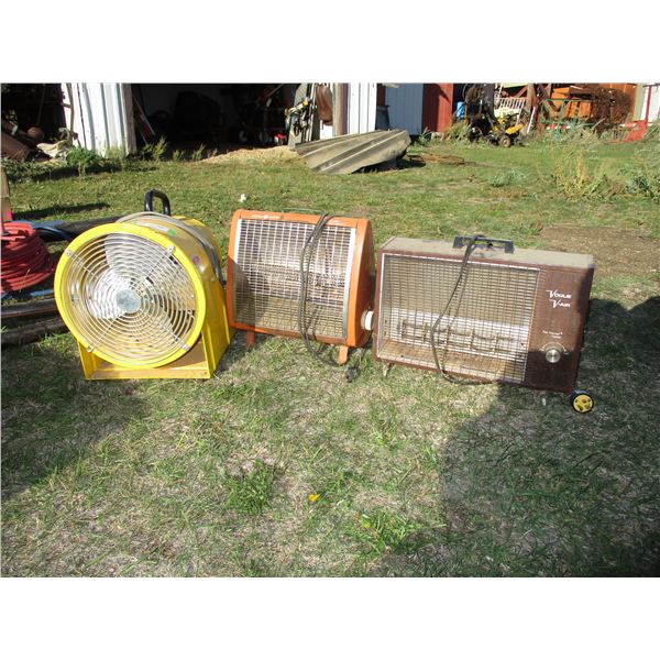 2 heaters + a fan