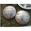 Image 3 : Lot of vintage hubcaps