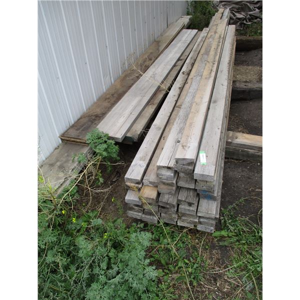 Misc Lumber (40) 2x4, 2x8 + other - 93"-16ft longest