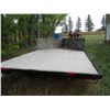 Image 7 : flat deck trailer  16ft with hitch 101" wide - Canada customs trailers  2012 VIN 2N9BS2110CS041138