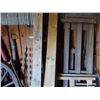 Image 2 : assorted lumber pieces and wooden spindles