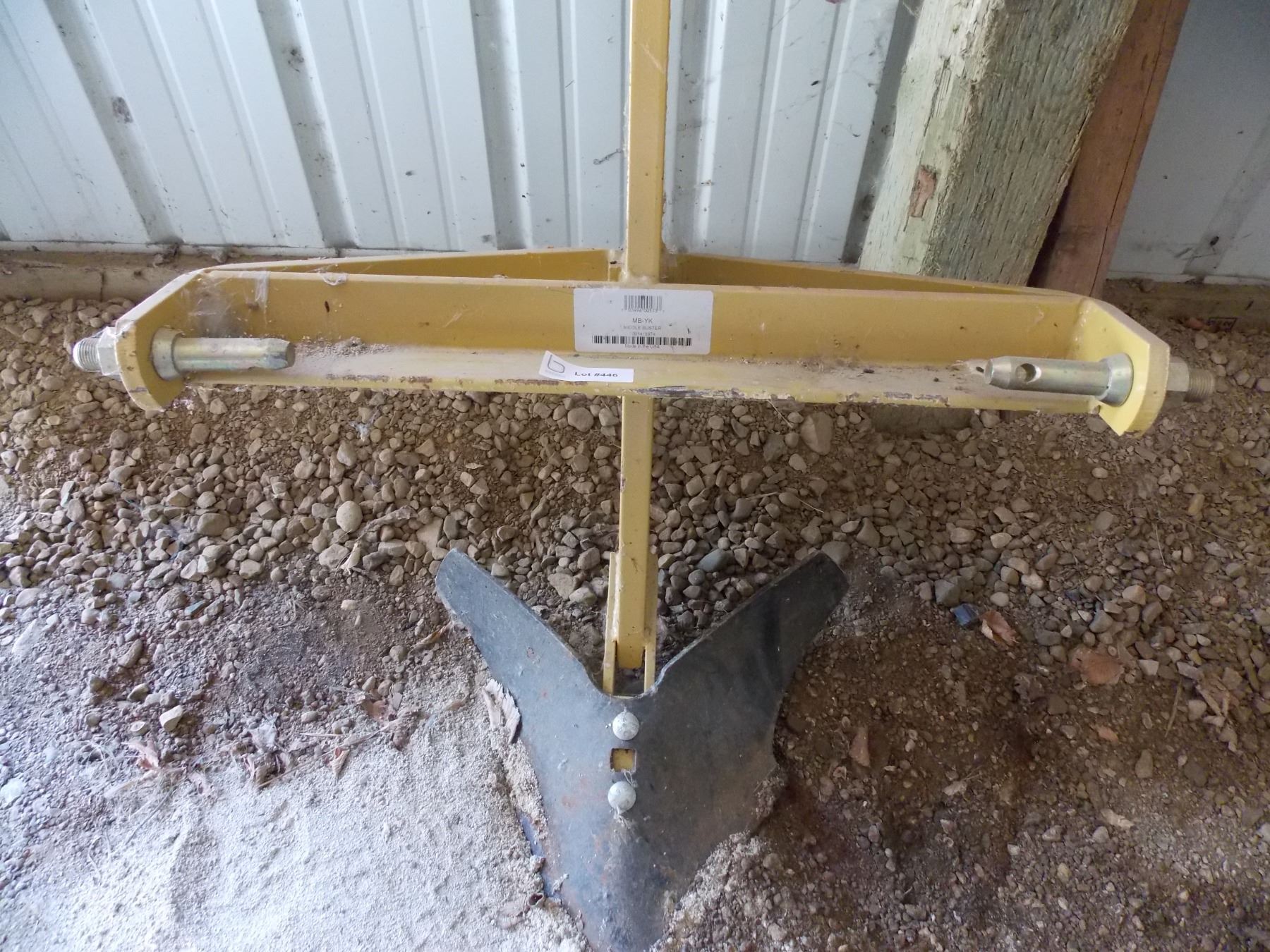 king kutter 3 point hitch single furrow plow Bodnarus Auctioneering