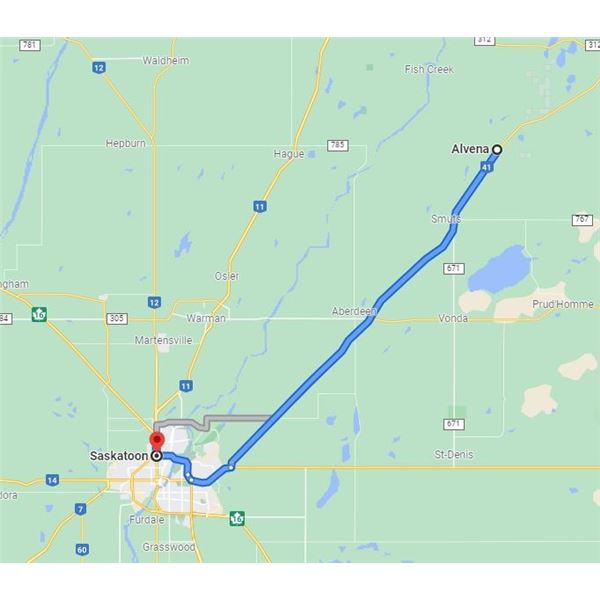THE FOLLOWING LOTS ARE LOCATED IN ALVENA, SK (HIGHWAY 41) - PICKUP