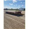 Image 1 : Bale Wagon Steel Deck - 10ft x 24ft - goodyear tires 11L-15 (Self Unloading Tilt Deck w/ Twin Cylind
