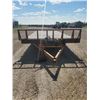 Image 2 : Bale Wagon Steel Deck - 10ft x 24ft - goodyear tires 11L-15 (Self Unloading Tilt Deck w/ Twin Cylind